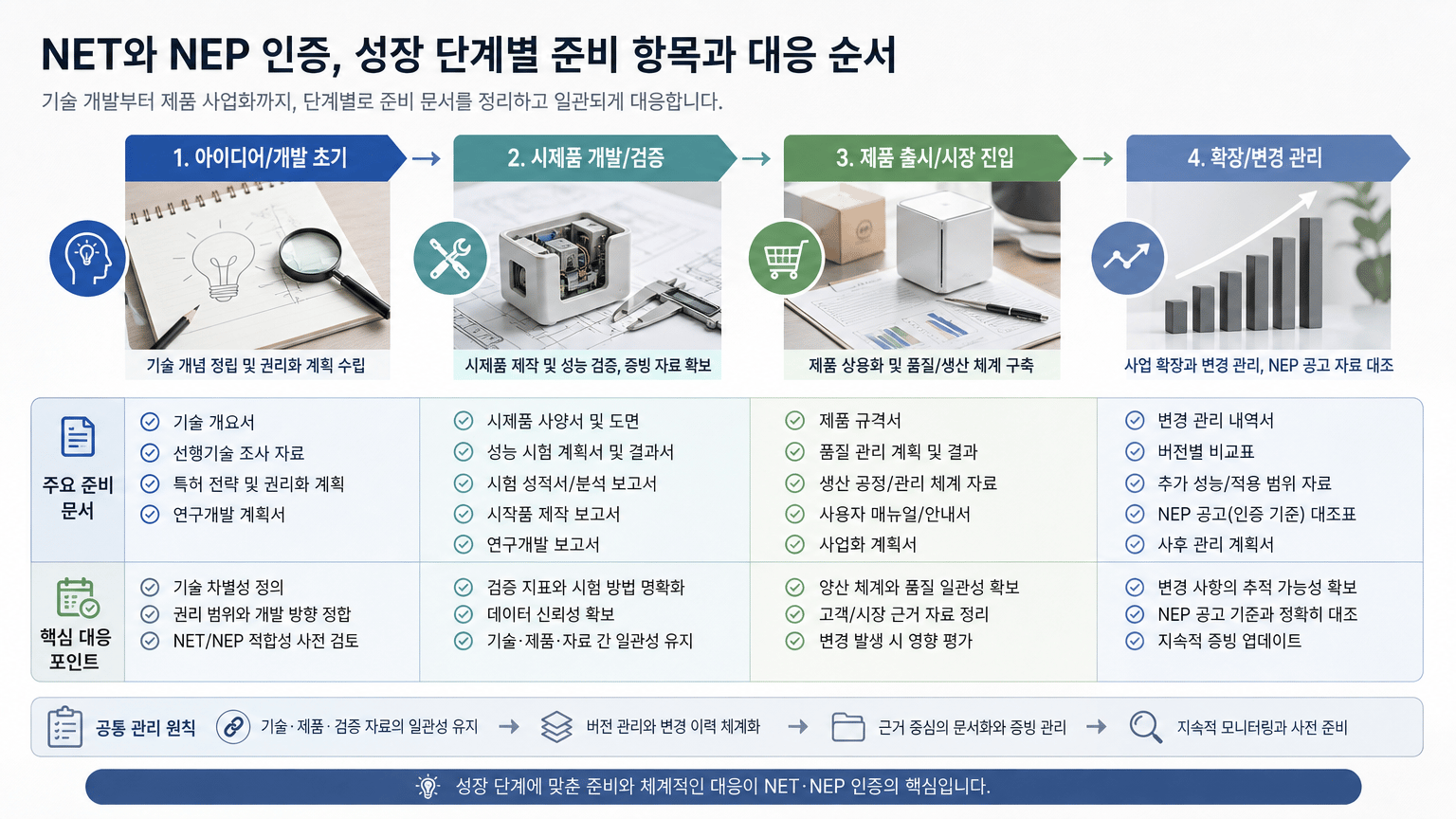 NET와 NEP 인증, 성장 단계별 준비 항목과 대응 순서